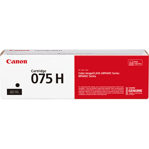 Canon 075 Cartucho de Tóner Negro Alta Capacidad 3500 Páginas para imageCLASS 660 y LBP640