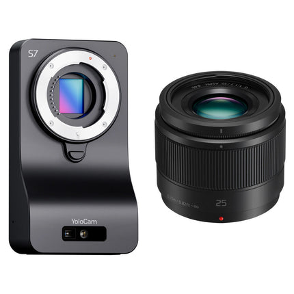 YoloLiv YoloCam S7 Cámara de Streaming UHD 4K60 Kit con Lente Lumix G 25mm