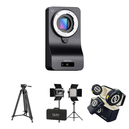 YoloLiv YoloCam S7 Cámara UHD 4K60 para Streaming con Kit de Estudio
