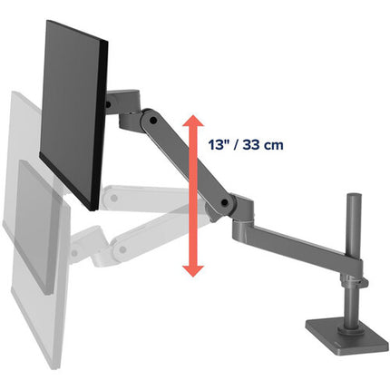 Ergotron LX Pro Soporte de Escritorio con Poste Alto 34" 22 lb