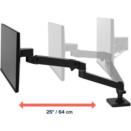 Ergotron LX Pro Desk Arm Soporte para Monitor 34" 10 kg Negro Mate