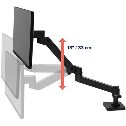 Ergotron LX Pro Desk Arm Soporte para Monitor 34" 10 kg Negro Mate
