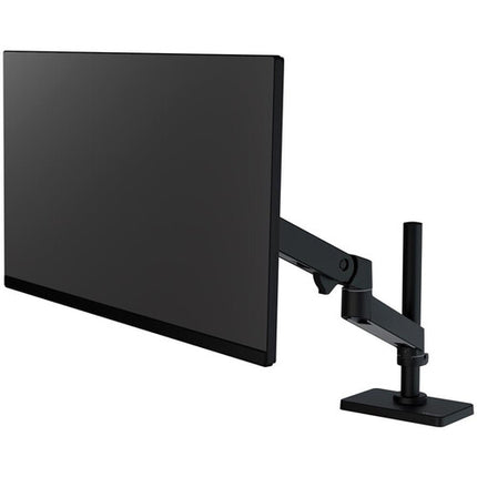 Ergotron LX Pro Brazo de Escritorio con Poste Alto Soporta Pantallas de 34" y 22 lb Mat Negro