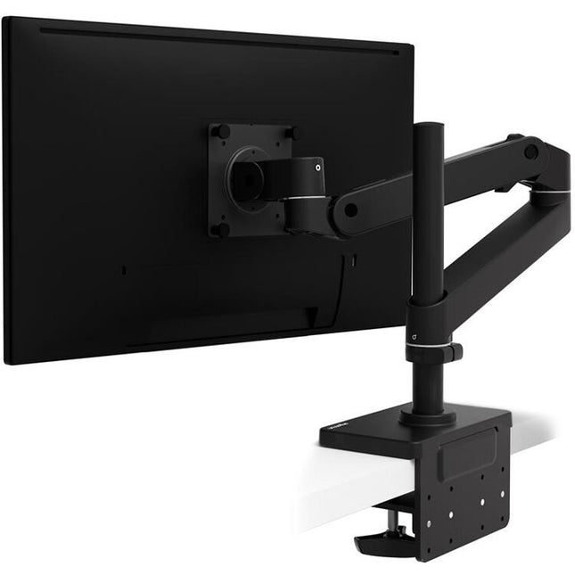 Ergotron LX Pro Brazo de Escritorio con Poste Alto Soporta Pantallas de 34" y 22 lb Mat Negro