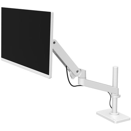 Ergotron LX Pro Brazo para Escritorio con Poste Alto Soporta Pantallas hasta 34" 22 lb Blanco