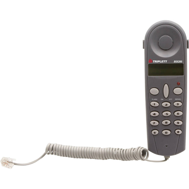 Triplett BSX200 Basic Butt Set Probador de Línea Telefónica con Clip Aislado y Funda
