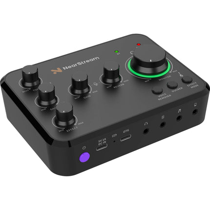 NearStream Nearity AMIX20B Interfaz de Audio USB-C con Phantom 48V y Monitor Directo