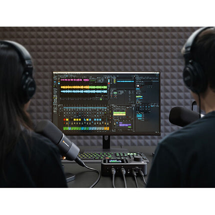 NearStream AMIX40U Interfaz de Audio USB-C Bluetooth 2 Preamplificadores 48V Phantom