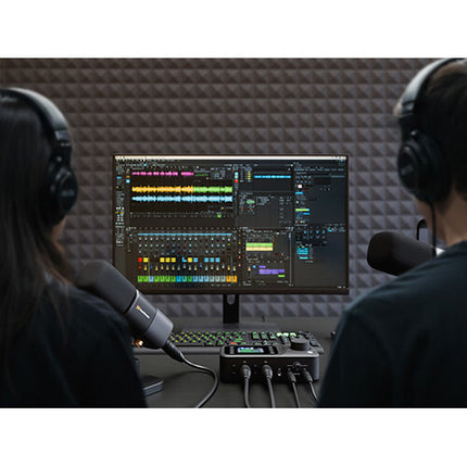 NearStream AMIX40U Interfaz de Audio USB-C Bluetooth 2 Preamplificadores 48V Phantom