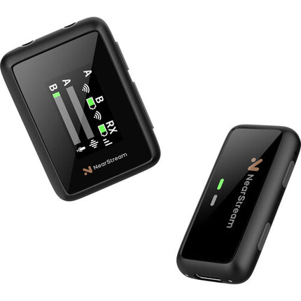 NearStream AWM20T sistema de micrófono inalámbrico para 2 personas rango 200 m batería 20 h