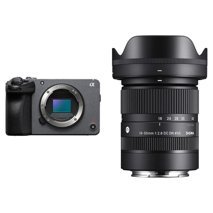 Sony FX30 Cámara de Cine Digital 26.1MP 4K 120p con Lente 18-50mm f2.8