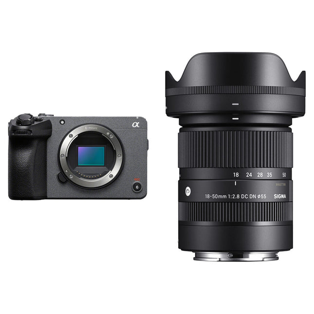 Sony FX30 Cámara de Cine Digital 26.1MP 4K 120p con Lente 18-50mm f2.8