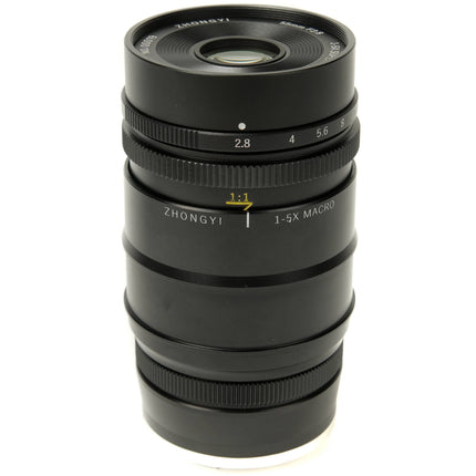 Mitakon Zhongyi 55mm f/2.8 Macro para Canon EF 1-5x LED incluidas