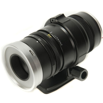 Mitakon Zhongyi 55mm f/2.8 Macro Sony E Lente 1-5x con Luz LED y Collar Trípode