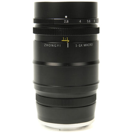 Mitakon Zhongyi 55mm f/2.8 Macro para Nikon Z 1-5x Aumento LED integrado