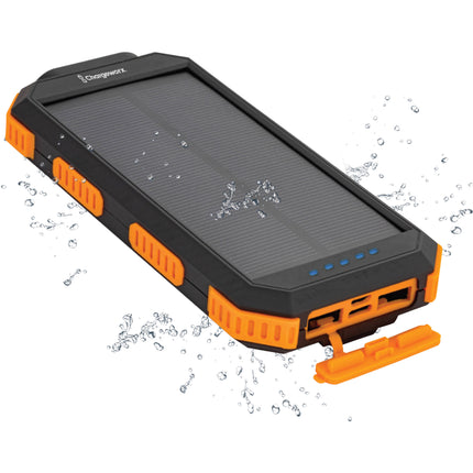 ChargeWorx Power Bank Solar 15000 mAh Carga Inalámbrica 15W resistente IPX4