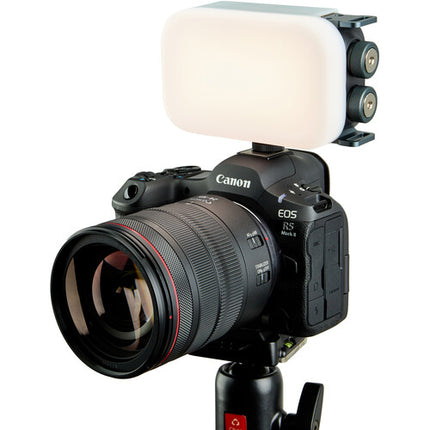 Genaray Oki Mochi Luz RGB Mini para Cámara 244 Lux 5600K con Diffuser y Montura
