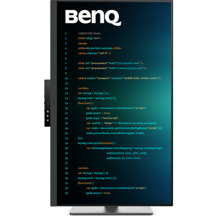 BenQ RD320U Monitor 31.5" 4K UHD 3840x2160 HDR10 USB-C 90W