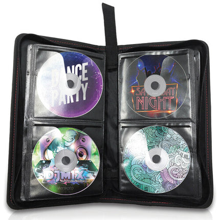 Maxell Estuche de Viaje para 96 CDs DVD con Manguito Protector y Asa