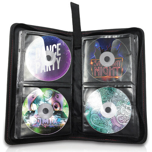 Maxell Estuche de Viaje para 96 CDs DVD con Manguito Protector y Asa