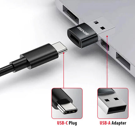 Maxell Fusion X Auriculares In Ear USB-C con Microfono y DAC Negro