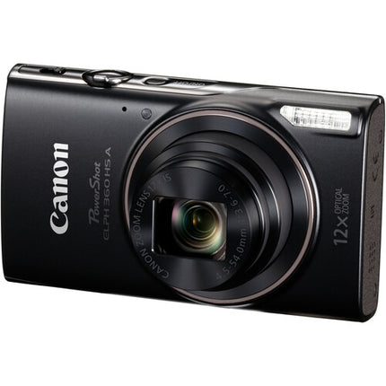 Canon PowerShot ELPH 360 Cámara Compacta 20.2MP Zoom 12x Kit Accesorios