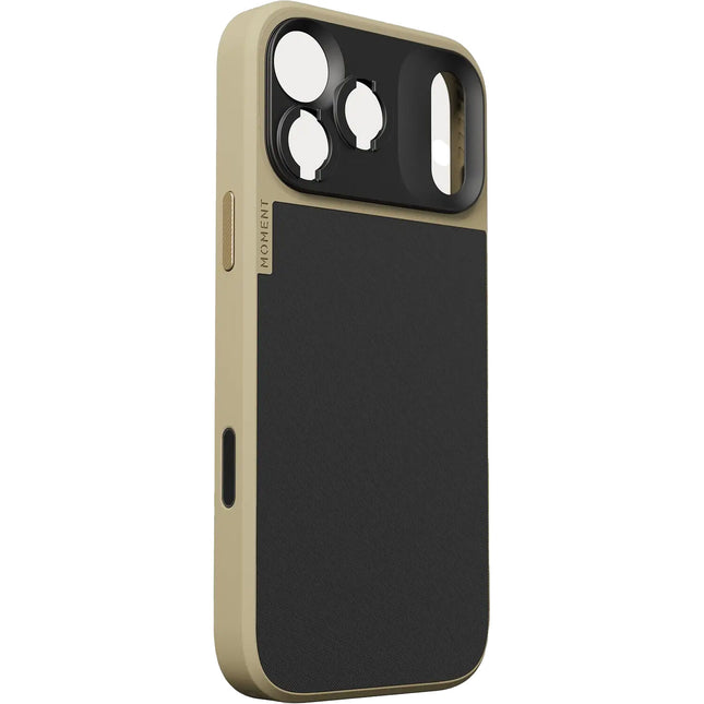 Funda Moment para iPhone 17 Pro Max Protección AirFlex Montura SmartAlign Tan