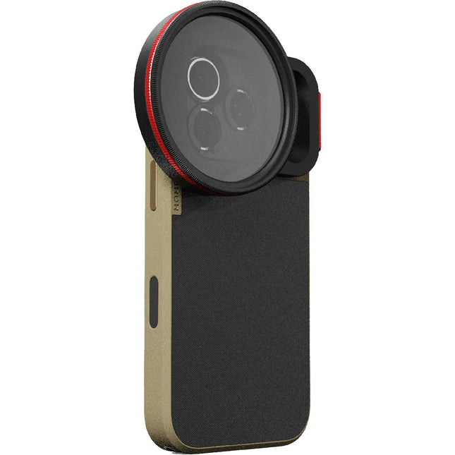 Moment 67mm QuickLock Montura de Filtro para iPhone 17 Pro Max Funda Aluminio Ligero