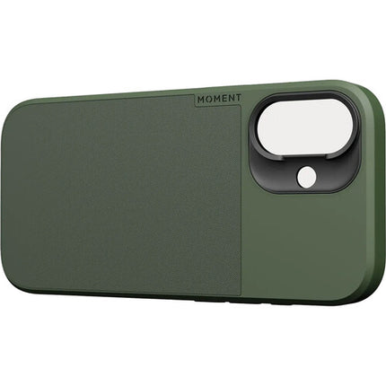 Funda Moment para Cámara iPhone 17 Oliva Protección AirFlex MagSafe
