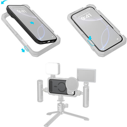SmallRig FilMov Funda Fotografía iPhone 17 Pro Max Protección Militar Patas Ajustables