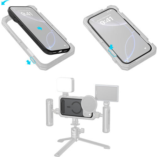 SmallRig FilMov Funda Fotografía iPhone 17 Pro Max Protección Militar Patas Ajustables