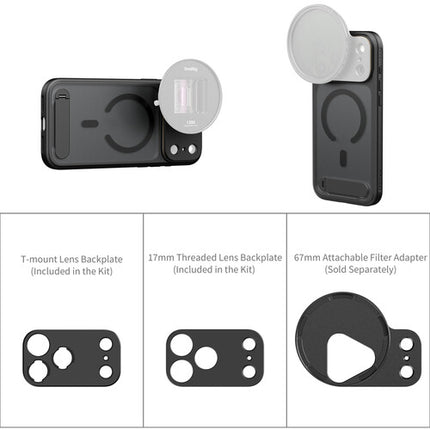 SmallRig FilMov Funda Fotografía iPhone 17 Pro Max Protección Militar Patas Ajustables