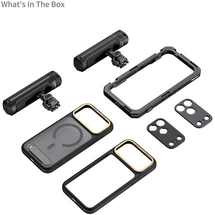 SmallRig Kit Dual de Mano para iPhone 17 Pro con Mango Rotativo inalámbrico