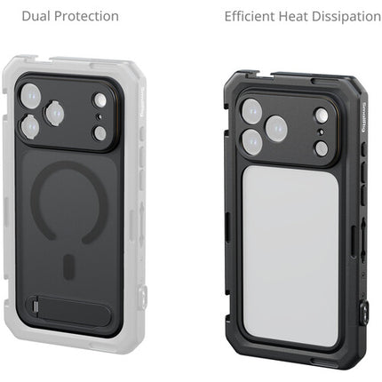 SmallRig Armazón de Vídeo para iPhone 17 Pro Edición Flagship con 17mm Lens Backplate y TPU Bumper