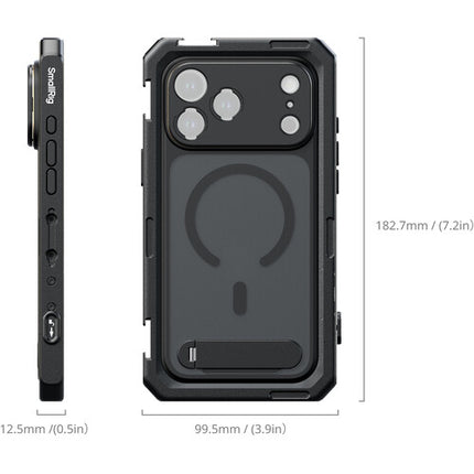 SmallRig Mobile Video Cage para iPhone 17 Pro Max con Bumper TPU y Montura 17mm