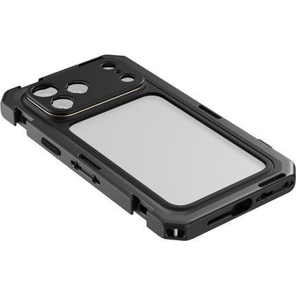 SmallRig Jaula de Video para iPhone 17 Pro Edición Básica con Parachoques TPU y Montura para Lente 17mm