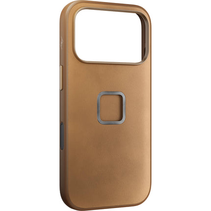 Peak Design Funda para iPhone 17 Pro Tan Compatible MagSafe Nylon Durable