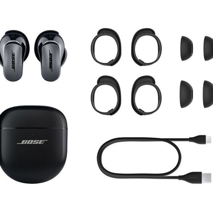 Bose QuietComfort Ultra Auriculares Inalámbricos True Wireless Segunda Gen Negro 24 Horas Reproducción
