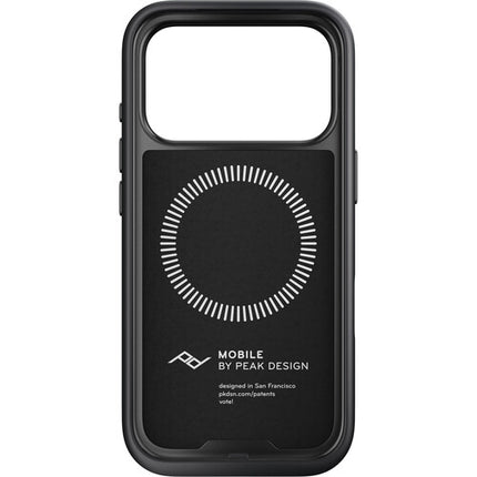 Peak Design Everyday Case para iPhone 17 Pro negro carcasa duradera con botones de aluminio