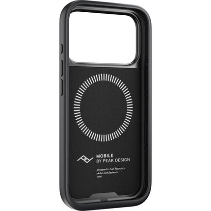Peak Design Everyday Case para iPhone 17 Pro negro carcasa duradera con botones de aluminio
