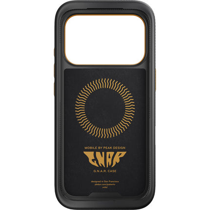 Peak Design Mobile GNAR Funda para iPhone 17 Pro Negra Conector SlimLink Magnético