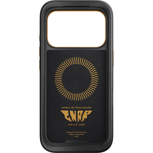 Peak Design Mobile GNAR Funda para iPhone 17 Pro Negra Conector SlimLink Magnético