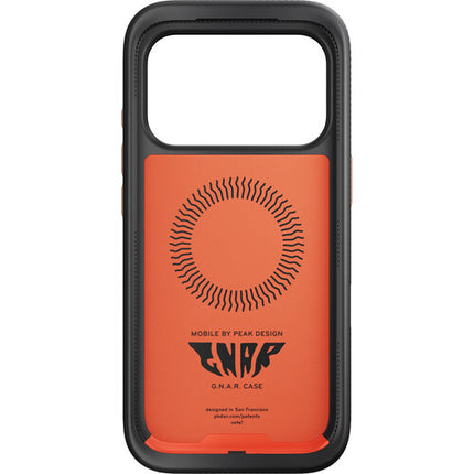 Peak Design Mobile GNAR Funda para iPhone 17 Pro con Conector SlimLink y Bumper de Goma