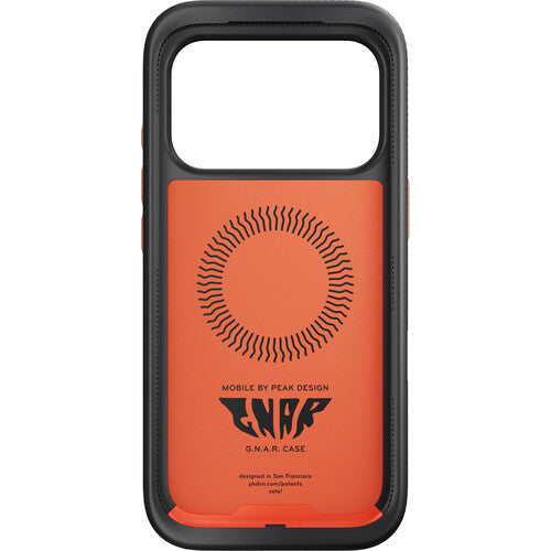 Peak Design Mobile GNAR Funda para iPhone 17 Pro con Conector SlimLink y Bumper de Goma