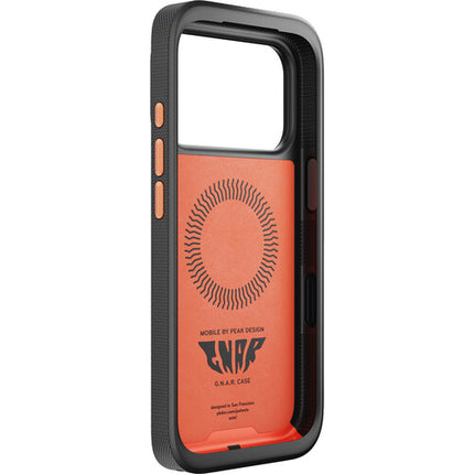 Peak Design Mobile GNAR Funda para iPhone 17 Pro con Conector SlimLink y Bumper de Goma