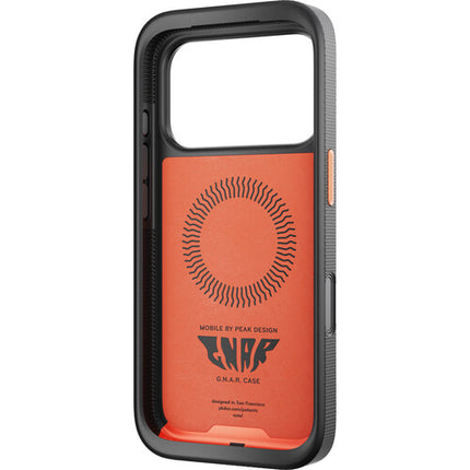 Peak Design Mobile GNAR Funda para iPhone 17 Pro con Conector SlimLink y Bumper de Goma