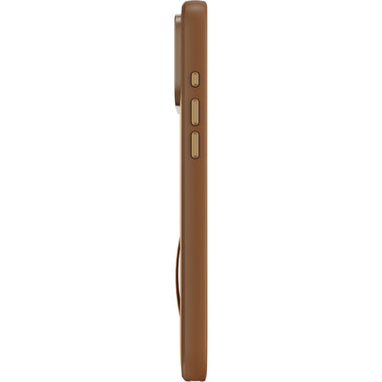 Peak Design Clarino Funda para iPhone 17 Pro Max Loop en Tan con Bumper de Goma