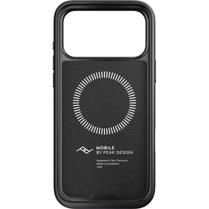 Peak Design Everyday Case para iPhone 17 Pro Max Funda Nylon Durable Negro Carbón