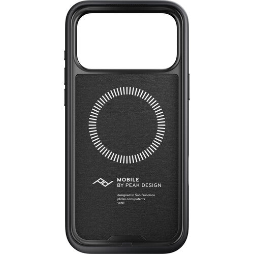 Peak Design Everyday Case para iPhone 17 Pro Max Funda Nylon Durable Negro Carbón