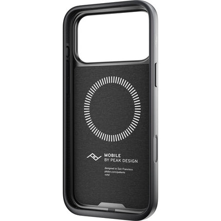 Peak Design Everyday Case para iPhone 17 Pro Max Funda Nylon Durable Negro Carbón